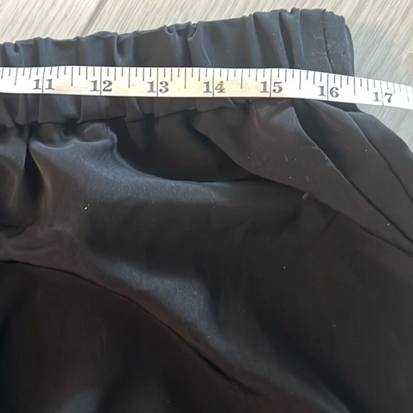 Michael Kors Black Wide Leg Drawstring Trousers Gold Tips – Size L Excellent - Picture 8 of 13